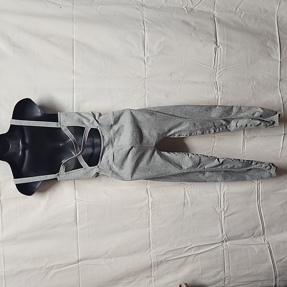 FREE PEOPLE - MOVEMENT Gray Women's Jumpsuit, M/L - Picture 3 of 4